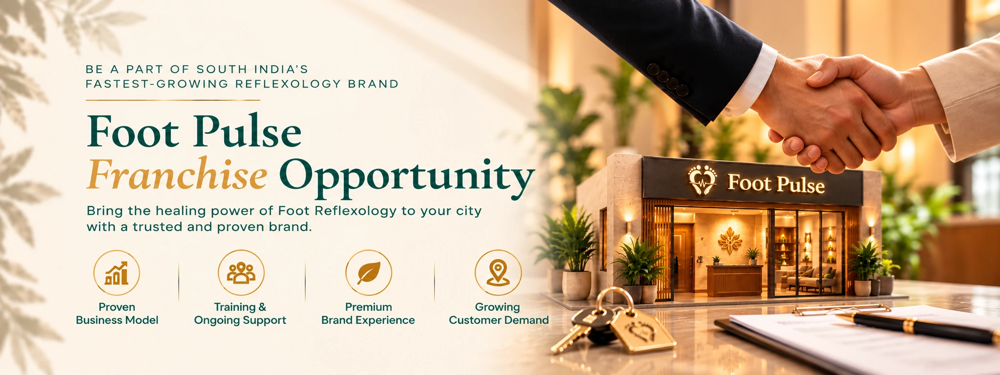 FOOT PULSE Franchise Opportunity: bring the healing power of foot reflexology to your city